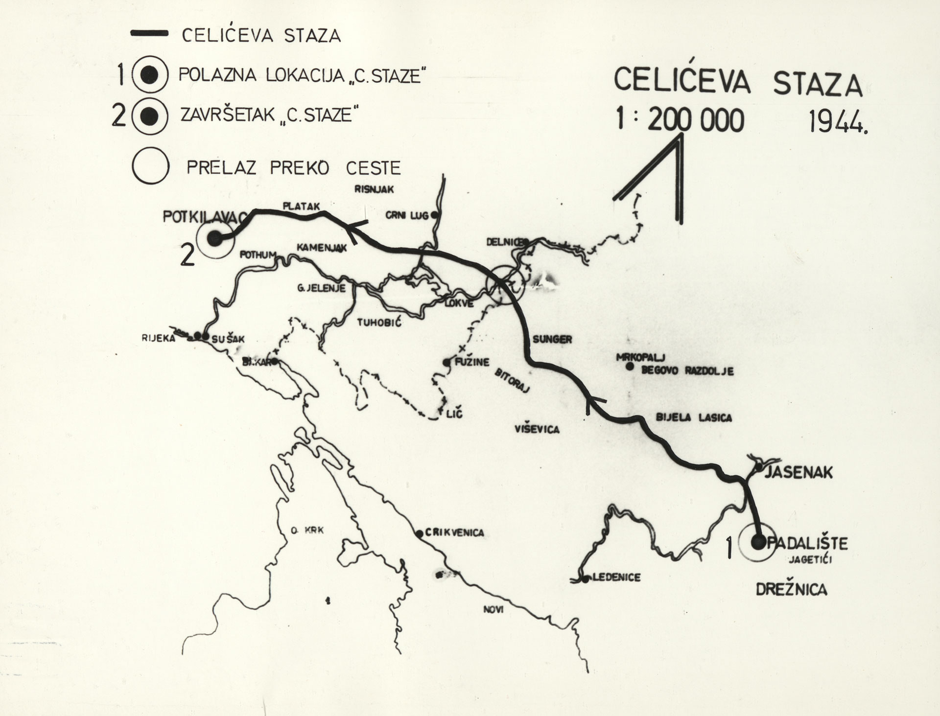 Les sentiers de la résistance : l’histoire du courrier partisan Roman Pilčić–Celić